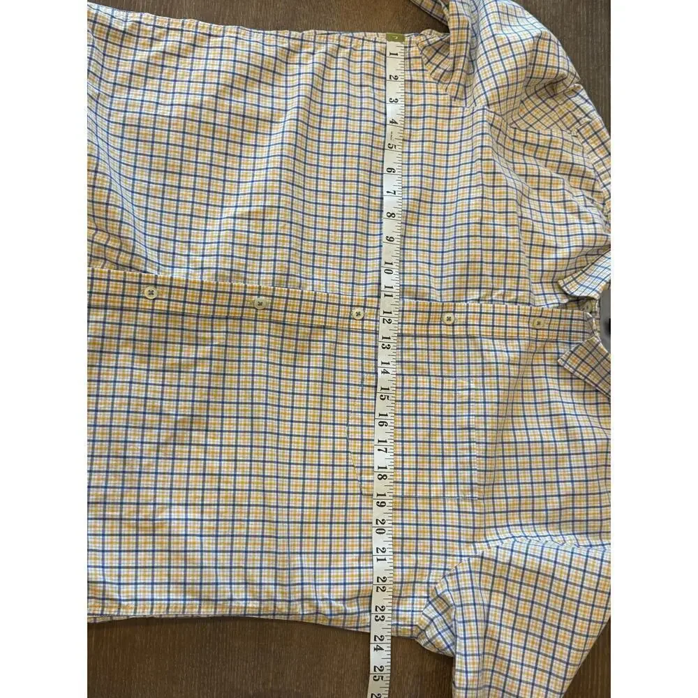 BANANA REPUBLIC Soft Wash Cotton Button Down Shirt Men size 16 -16 1/2 L